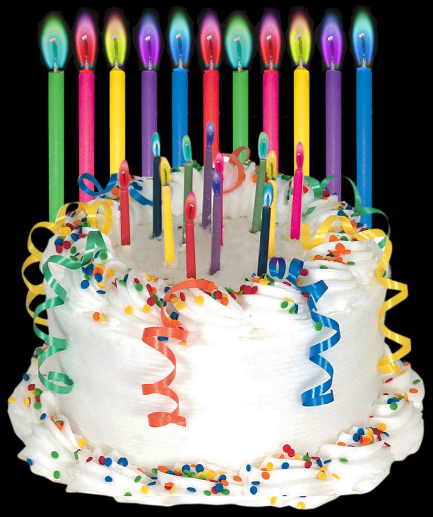 Colorflame Birthday Candles12 Candles and 12 Holders Per Pack