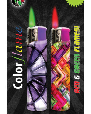 Colorflame Lighters- Gems Art